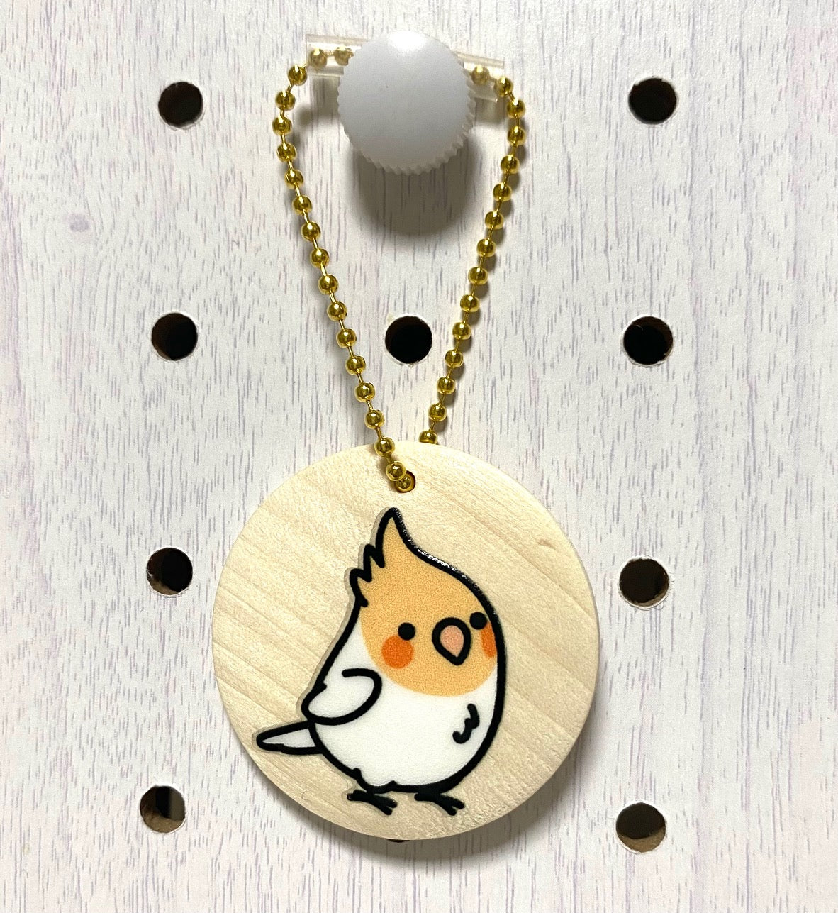 Chubby Bird 木製チャーム オカメインコ 23種 受注製作 クーポン利用不可