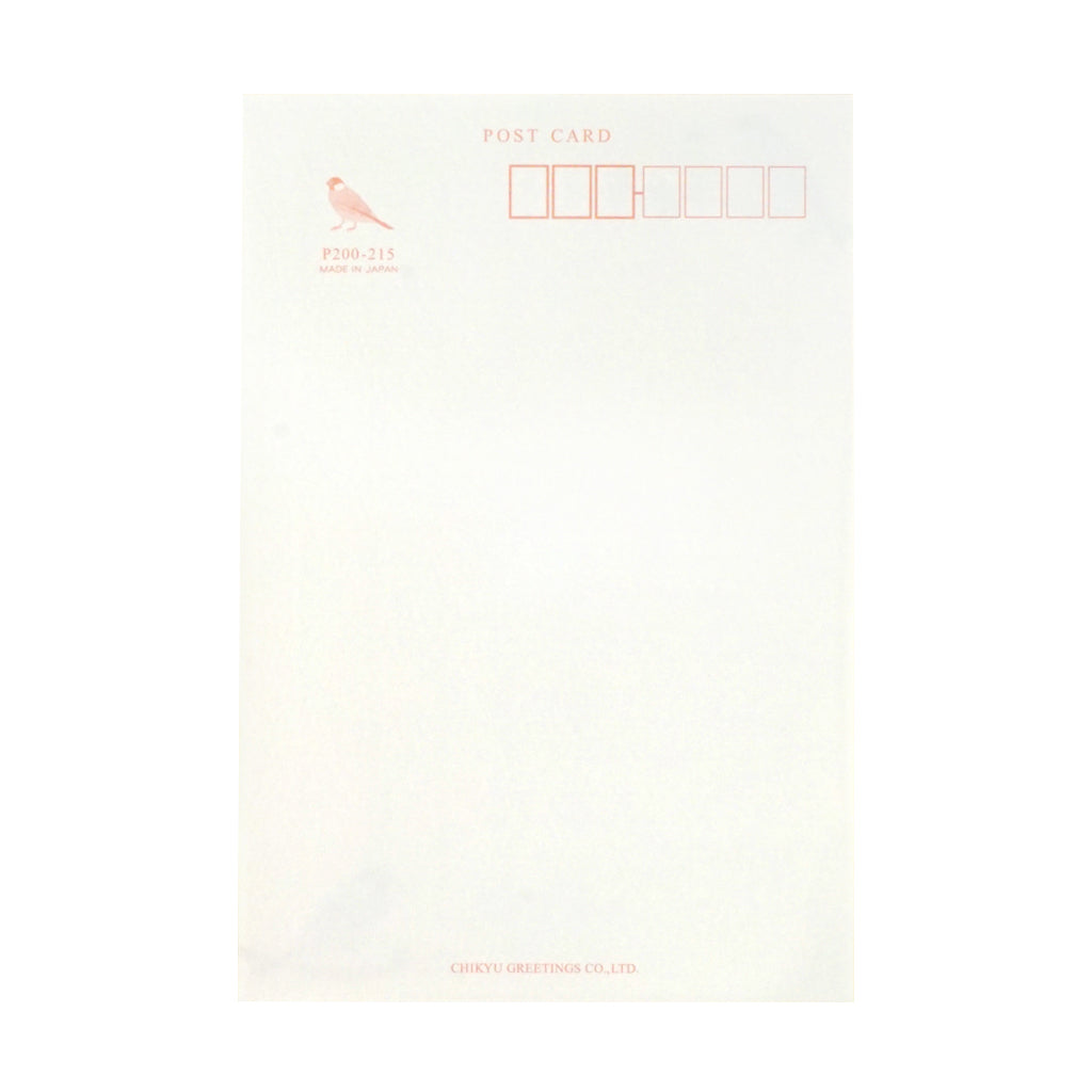 ポストカード 文鳥 (4枚入りまたは8枚入り)
