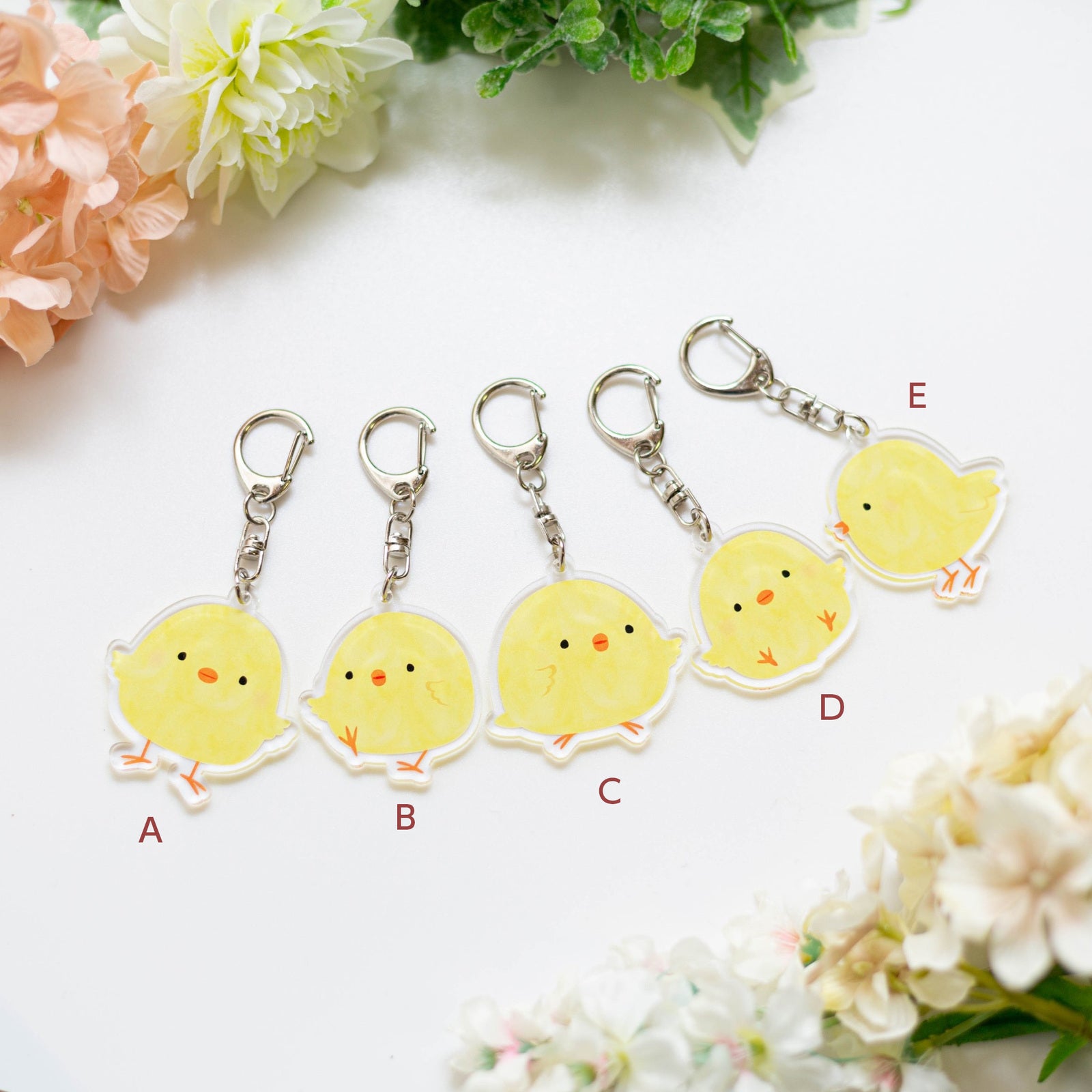 アクリルキーホルダー ひよこのぴよこ クーポン利用不可 – 小鳥雑貨