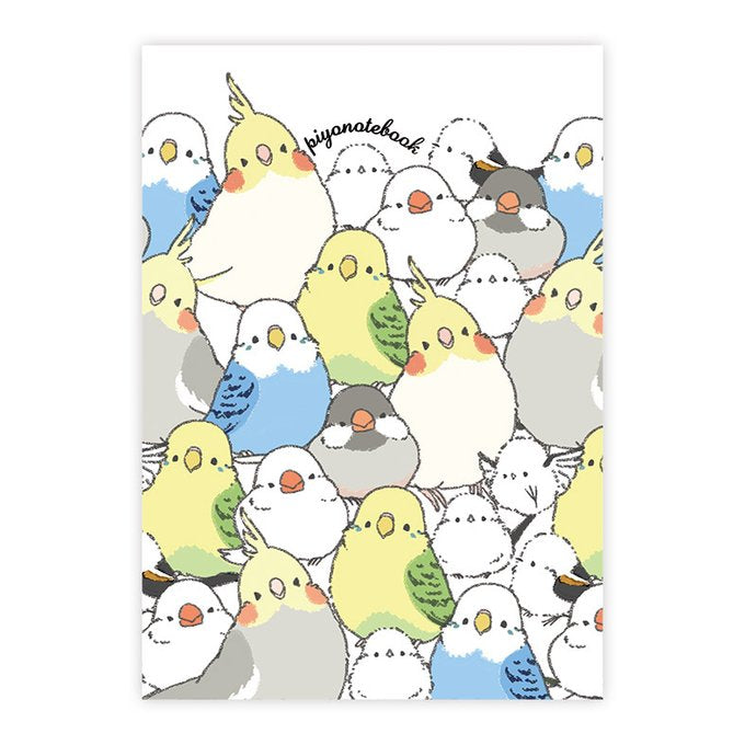 メモ帳 シマエナガの小鳥との生活 (タテ型) - Sweet Birdie Boutique