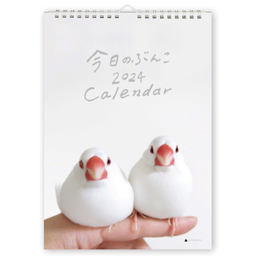 2024年版 今日のぶんこ A4壁掛けカレンダー