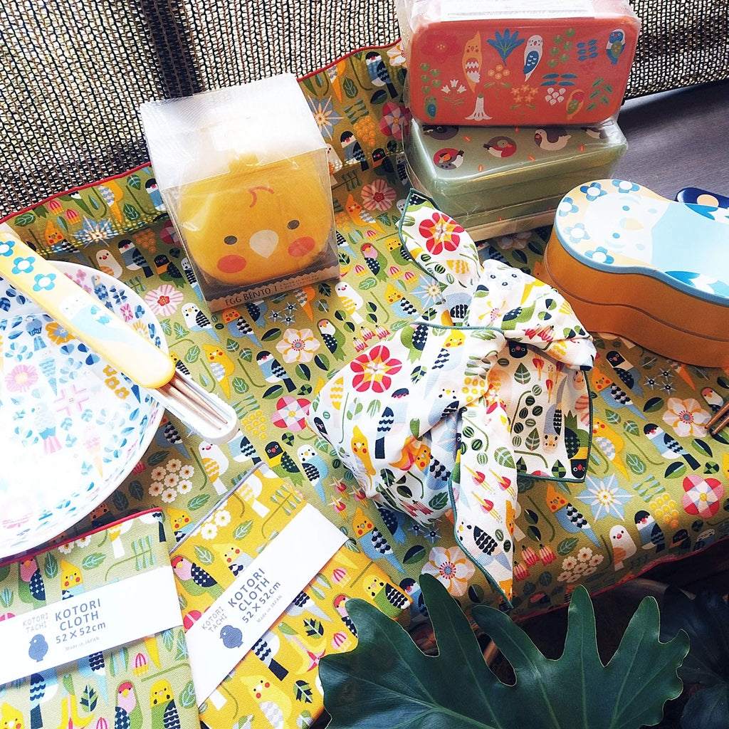 ことりクロス 花に連なる小鳥達 KOTORICLOTH52