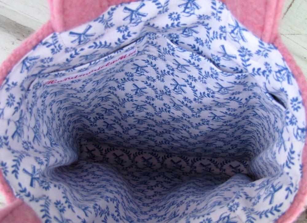 愛鳥コレクション セキセイインコ A5トート ピンク - 小鳥雑貨専門のお店 スウィート・バーディー・ブティック