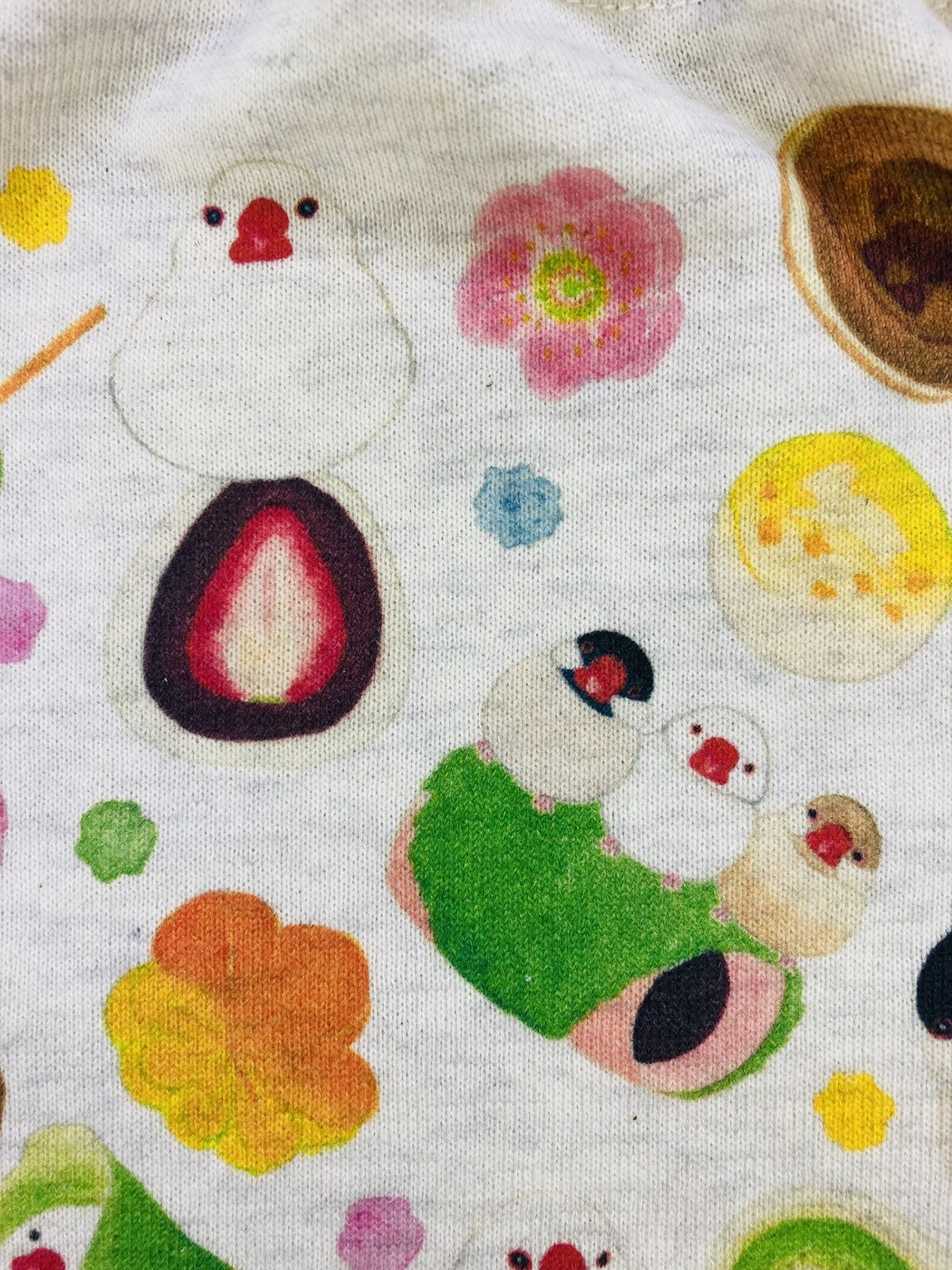 巾着 文鳥 和菓子 Mサイズ