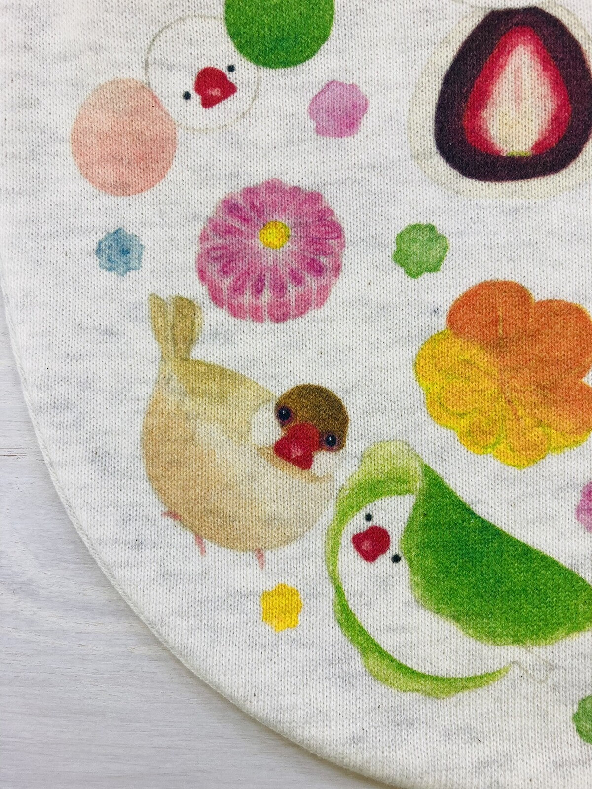 巾着 文鳥 和菓子 Mサイズ