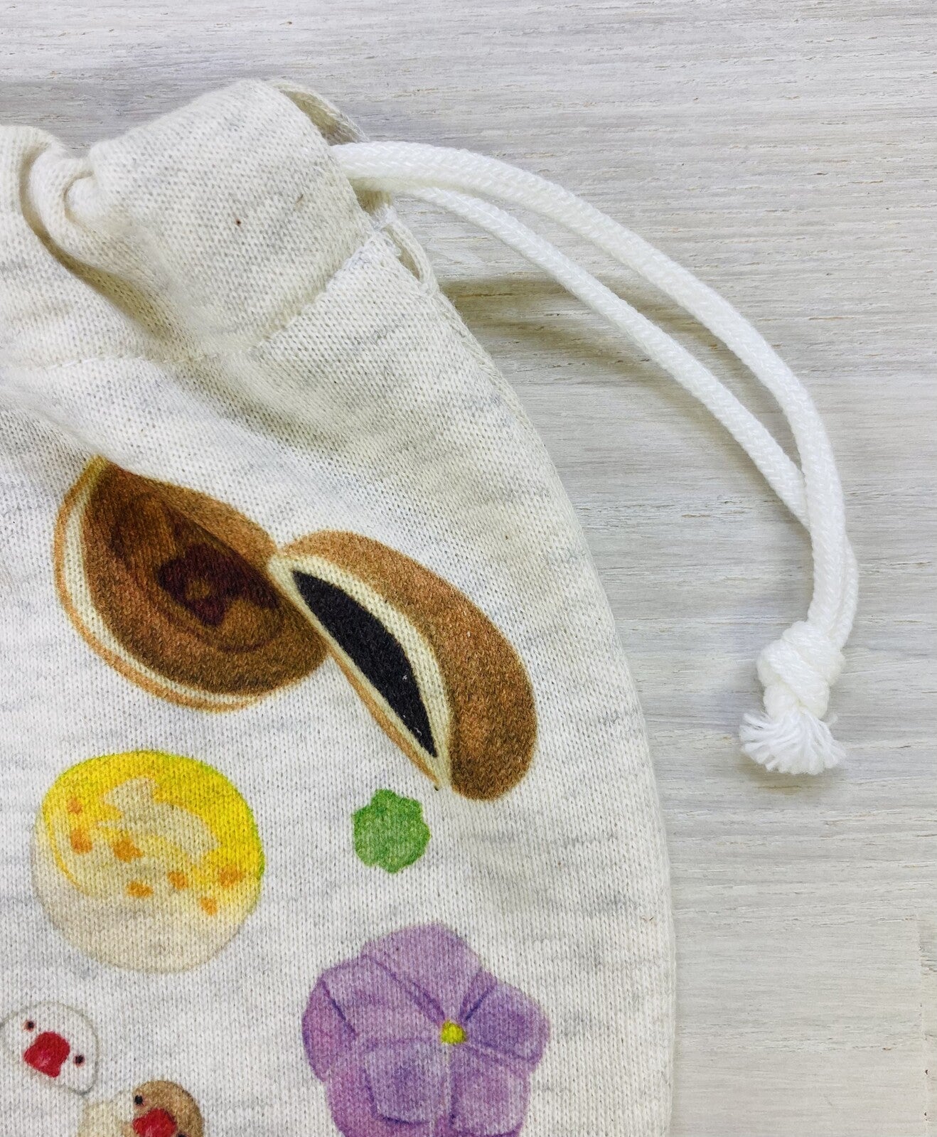 巾着 文鳥 和菓子 Mサイズ