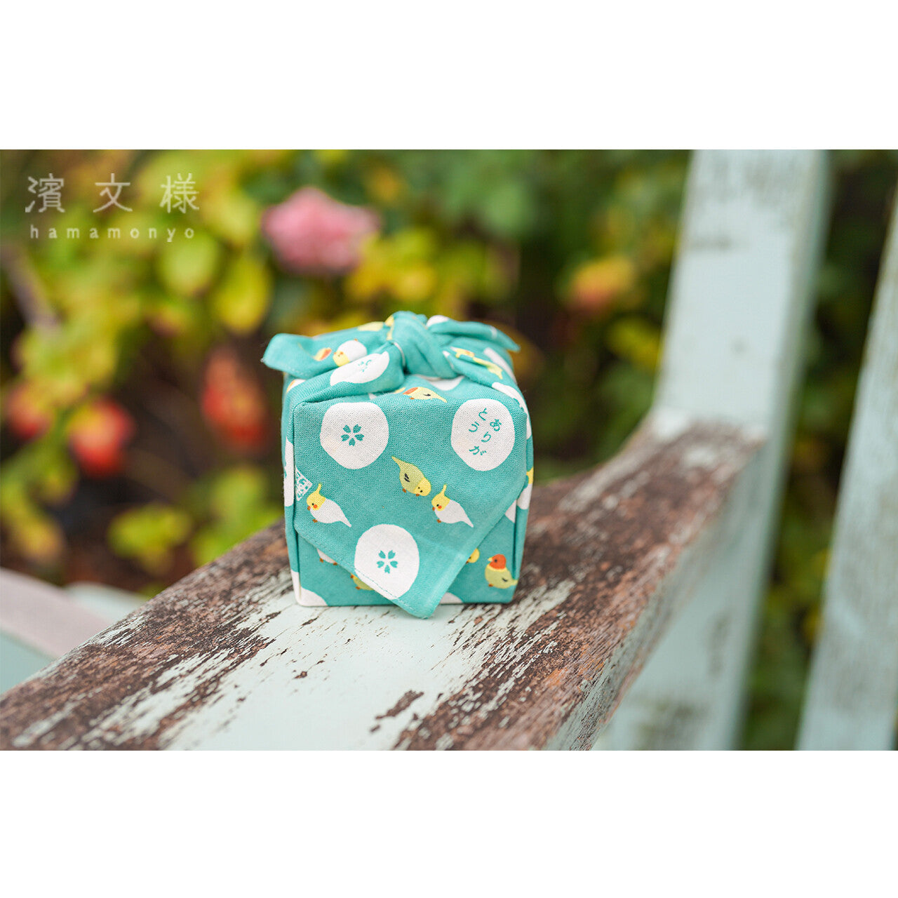 ひとことはんかち なかよし すずめ