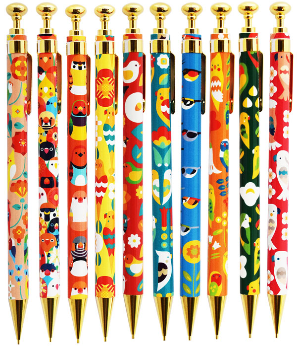 レトロシャープペン - 小鳥雑貨専門のお店 スウィート・バーディー・ブティック