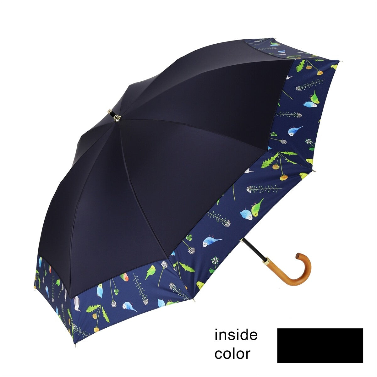 希少‼︎イイダ傘店アニマル木彫り持ち手折りたたみ傘 - 小物