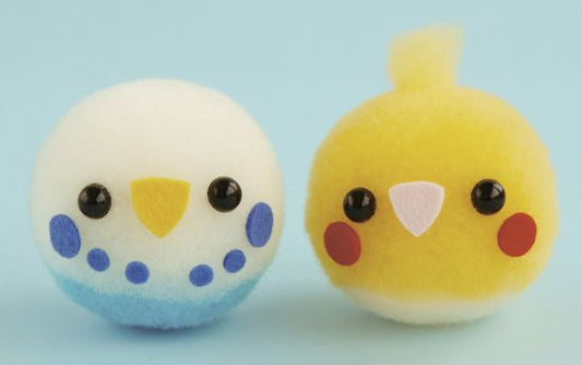 羊毛ボンボン くるくるボンボン セキセイインコ オカメインコ 手作りキット