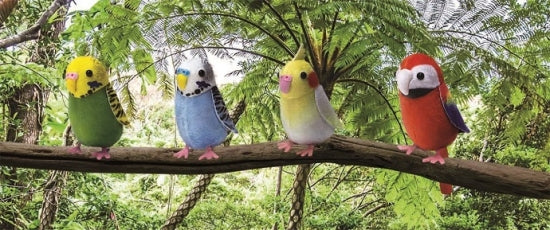 50% OFF ぬいぐるみマグネット コンゴウインコ - 小鳥雑貨専門のお店 スウィート・バーディー・ブティック