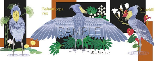 マグカップ ハシビロコウ A - 小鳥雑貨専門のお店 スウィート・バーディー・ブティック