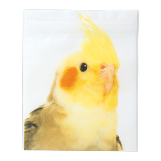 ジップバッグ オカメインコ - 小鳥雑貨専門のお店 スウィート・バーディー・ブティック