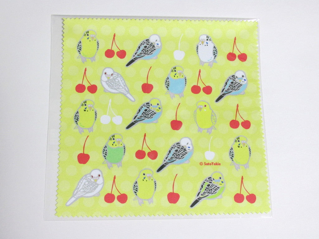 マイクロファイバークロス セキセイインコ - 小鳥雑貨専門のお店 スウィート・バーディー・ブティック