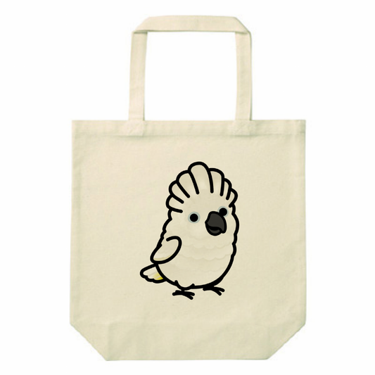 Chubby Bird タイハクオウム スタンダードキャンバストートバッグ Mサイズ ナチュラル 12oz 受注製作 メーカー直送 クーポン利用不可