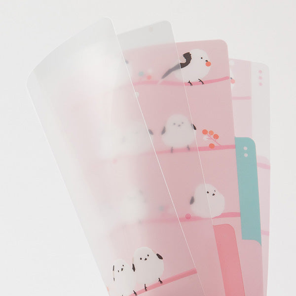 A5サイズ 3ポケットクリアホルダー シマエナガ