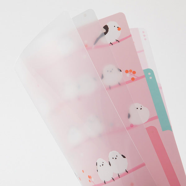 A4サイズ 3ポケットクリアホルダー シマエナガ