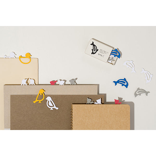 ペーパー インデックスクリップ アヒル - 小鳥雑貨専門のお店 スウィート・バーディー・ブティック