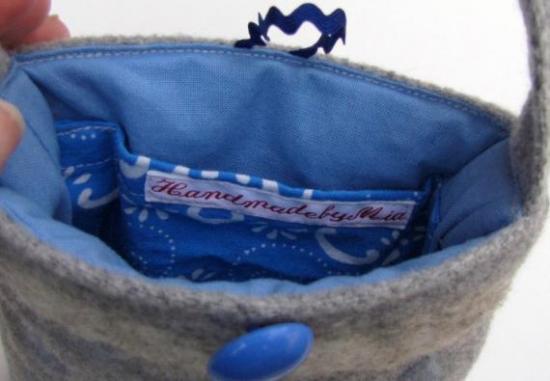 30% OFF 羊毛刺しゅうのミニバッグ 小鳥の親子は雨宿り - 小鳥雑貨専門のお店 スウィート・バーディー・ブティック