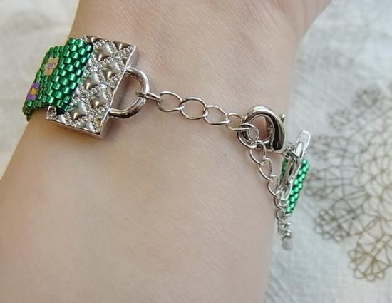 小鳥デザインのブレスレット ラブラブインコ - 小鳥雑貨専門のお店 スウィート・バーディー・ブティック