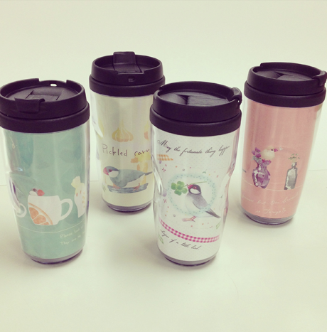 タンブラー カップ文鳥 - 小鳥雑貨専門のお店 スウィート・バーディー・ブティック