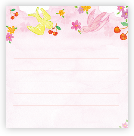 付せん よろこびのうたげ - 小鳥雑貨専門のお店 スウィート・バーディー・ブティック