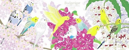 マグカップ セキセイインコ 2 - 小鳥雑貨専門のお店 スウィート・バーディー・ブティック