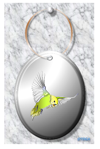 ペンダントNO1 セキセイインコ ポストカード - 小鳥雑貨専門のお店 スウィート・バーディー・ブティック