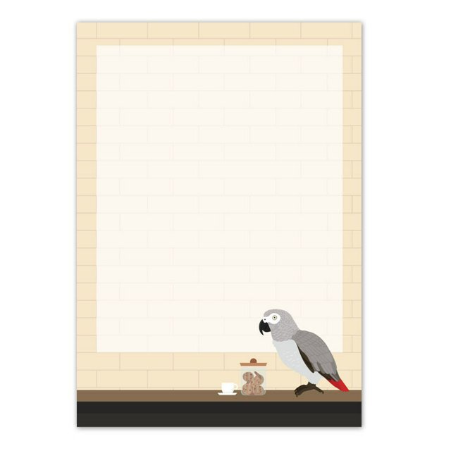 メモ帳 ヨウムとカフェータテ