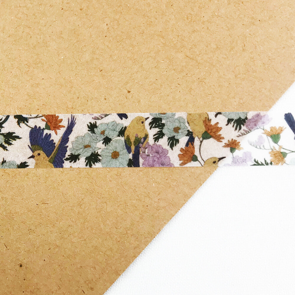 小鳥とお花のマスキングテープ - 小鳥雑貨専門のお店 スウィート・バーディー・ブティック