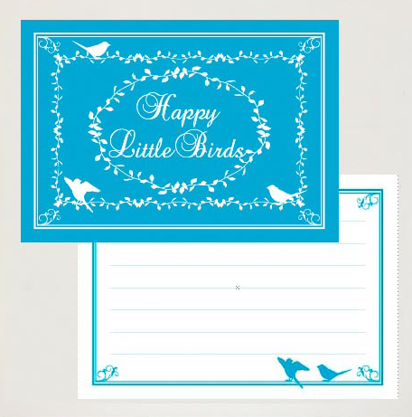 メモ帳  Happy Little Birds - 小鳥雑貨専門のお店 スウィート・バーディー・ブティック