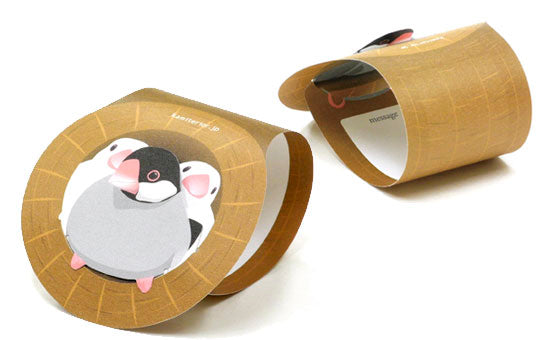 ku.ru.ru. メモパッド co-tori セキセイインコ、ボタンインコ、文鳥 - 小鳥雑貨専門のお店 スウィート・バーディー・ブティック