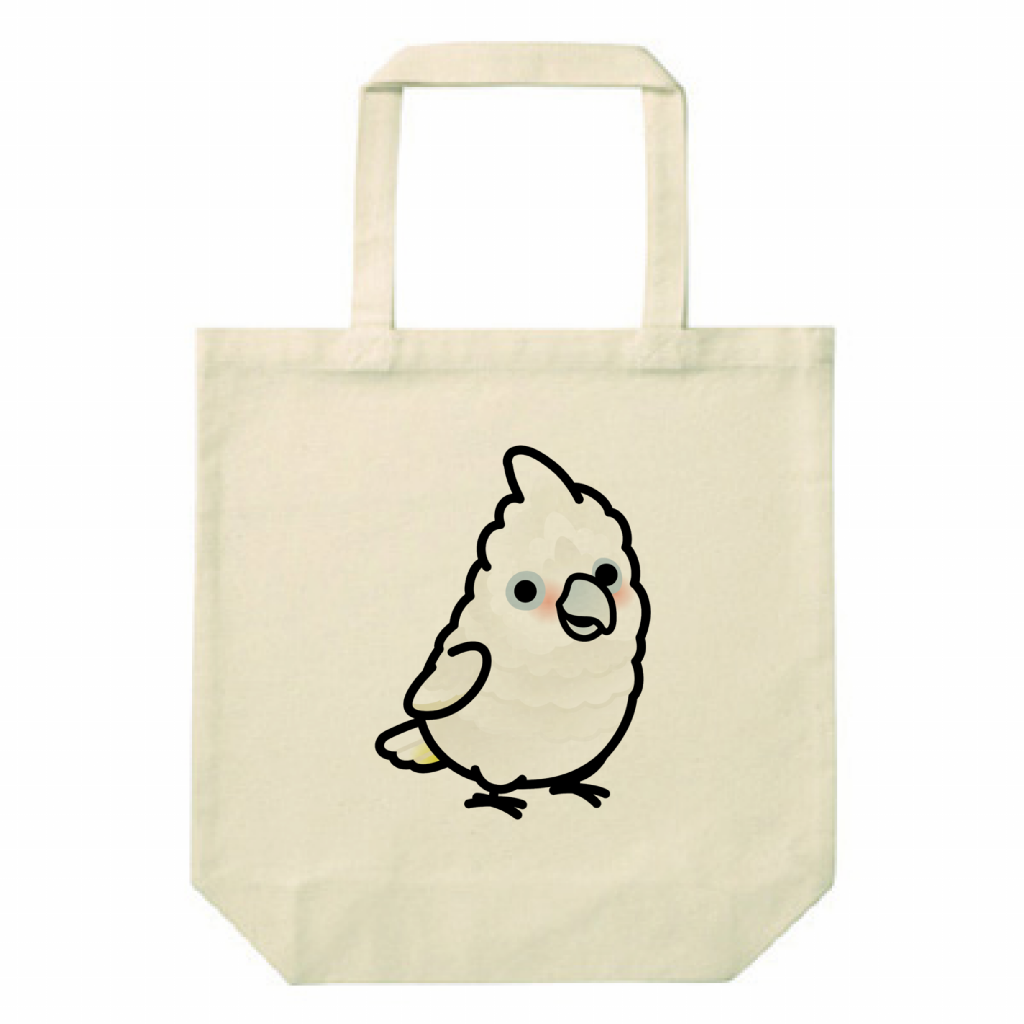 Chubby Bird シロビタイムジオウム スタンダードキャンバストートバッグ Mサイズ ナチュラル 12oz 受注製作 メーカー直送 クーポン利用不可