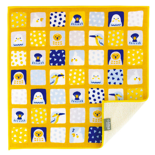 バードウォッチ  今治ガーゼハンカチ - 小鳥雑貨専門のお店 スウィート・バーディー・ブティック