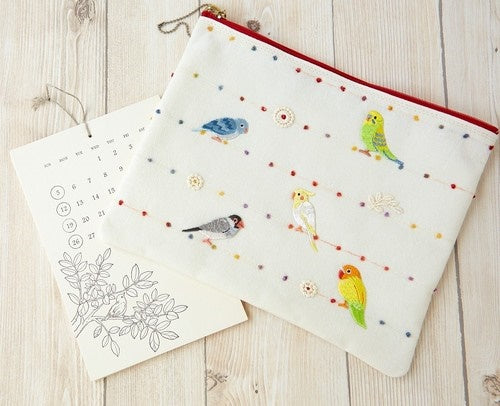 アイロン接着刺繍ワッペン 文鳥 - 小鳥雑貨専門のお店 スウィート・バーディー・ブティック