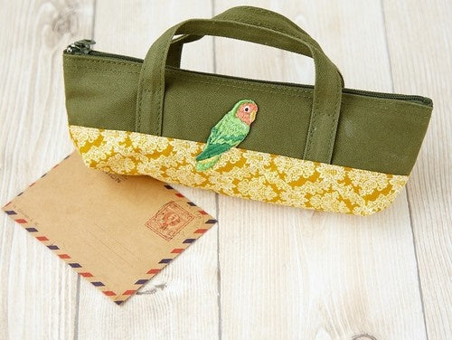 アイロン接着刺繍ワッペン オカメインコ - 小鳥雑貨専門のお店 スウィート・バーディー・ブティック