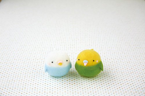 アクレーヌ ハンドメイドキット 羊毛フェルト セキセイインコのマスコット 初級用
