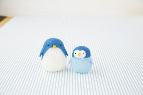 アクレーヌ ハンドメイドキット 羊毛フェルト ペンギンのマスコット 初級用