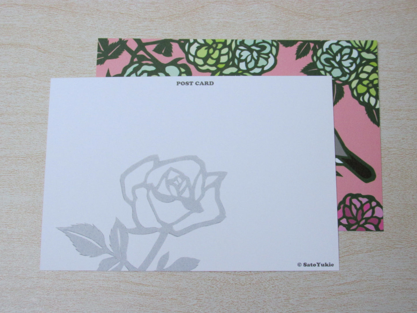 薔薇文鳥 ポストカード