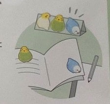 ダイカット付せん ちょこんとインコ! セキセイインコ、オカメインコ