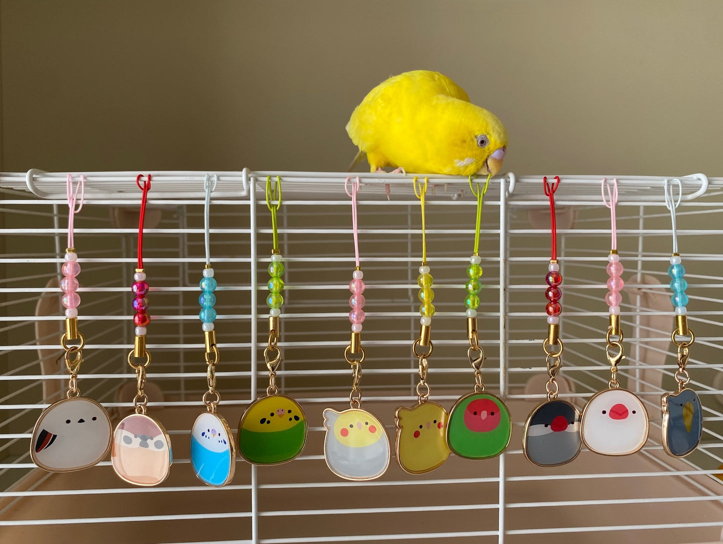 オカメインコ ノーマル キーホルダー チャーム