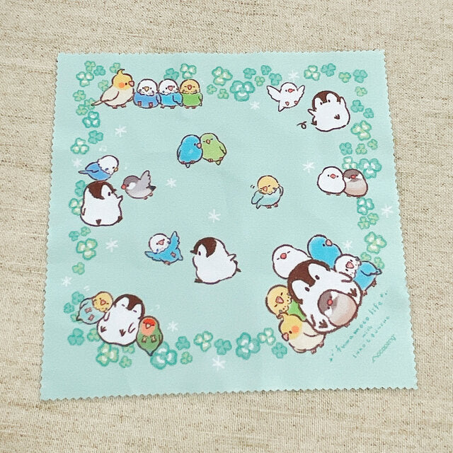 メガネ拭き ふわもこライフ もこぺん ペンギン 文鳥 インコ