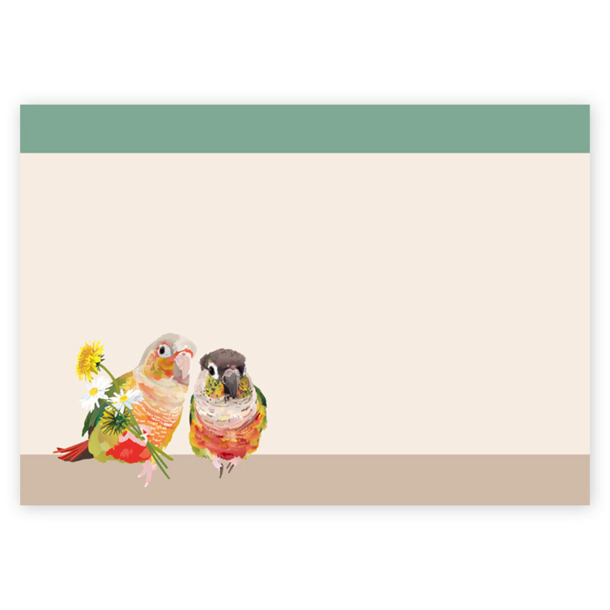 レターセット とりアート ウロコインコ
