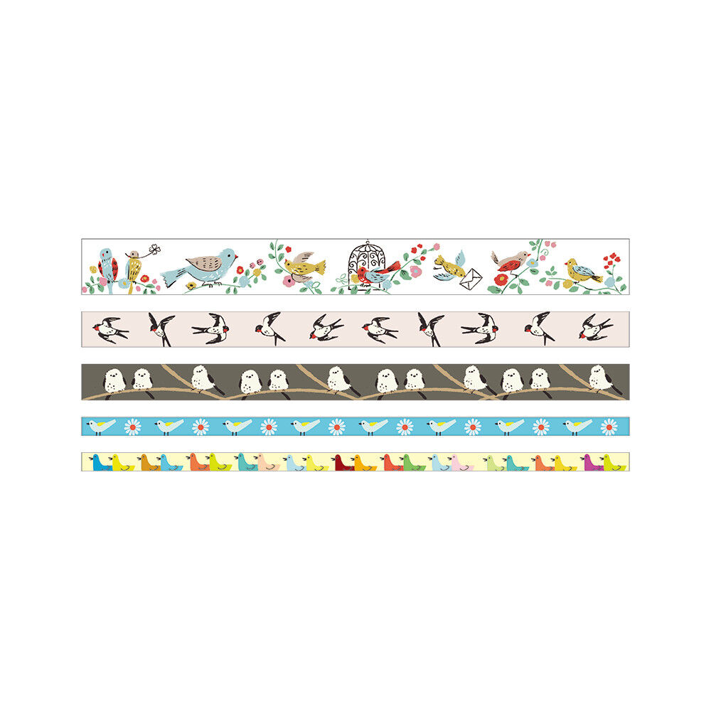 マスキングテープ プチマスボックス birds