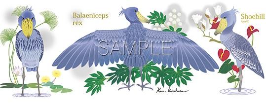 あトリえ マグカップ ハシビロコウ C - 小鳥雑貨専門のお店 スウィート・バーディー・ブティック