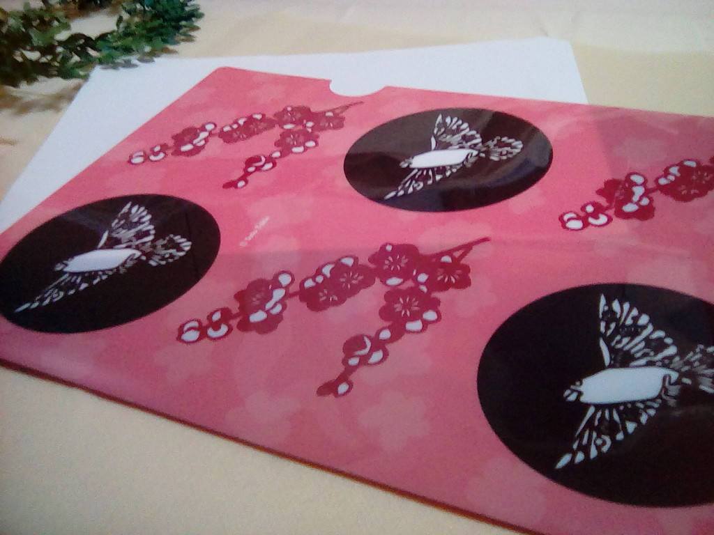 クリアファイル A4 ハレノヒ 文鳥 - 小鳥雑貨専門のお店 スウィート・バーディー・ブティック