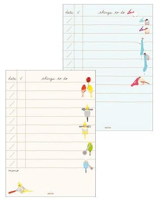 メモ やることリスト メモ セキセイインコ、オカメインコ、文鳥、カナリア - 小鳥雑貨専門のお店 スウィート・バーディー・ブティック