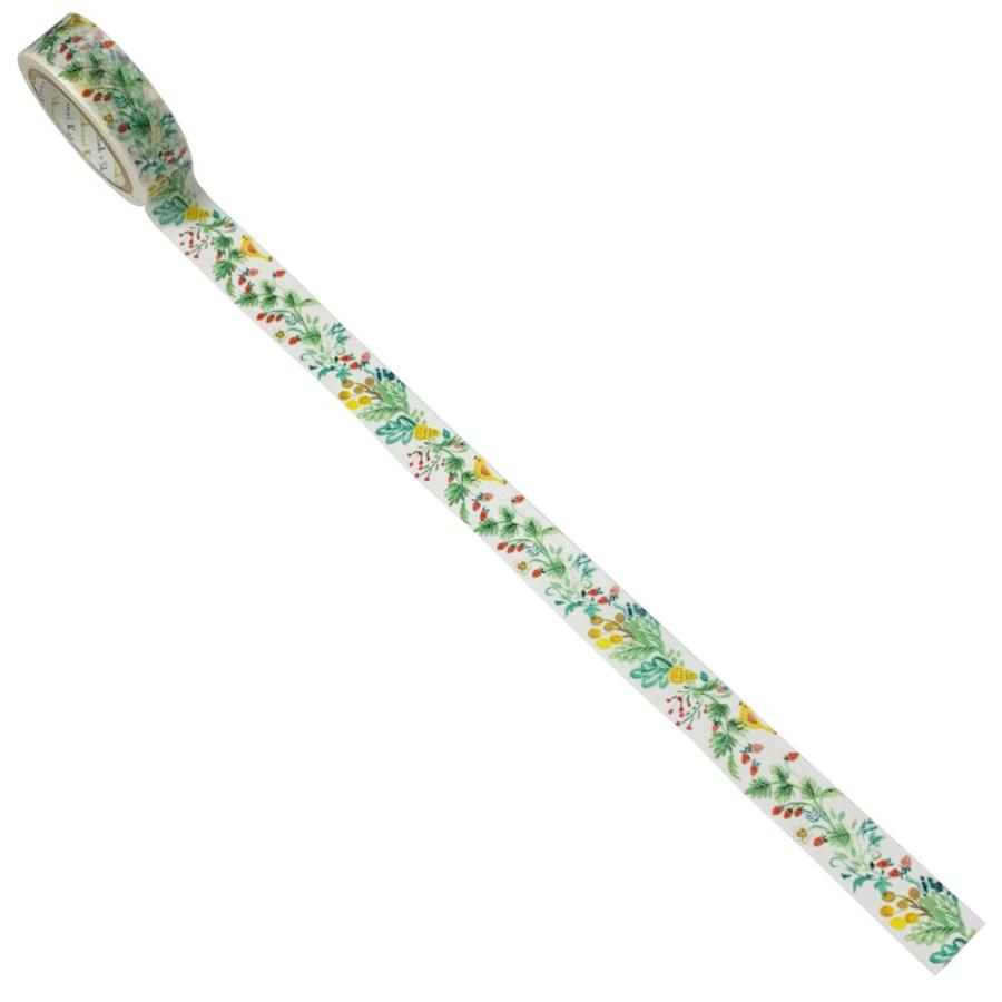 マスキングテープ 小鳥とフルーツ Fruits garden ヘブンリーガーデン