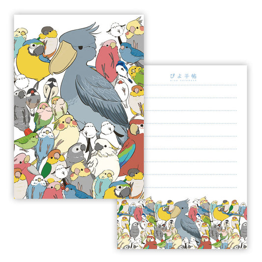 メモ帳　鳥さんいっぱい - Sweet Birdie Boutique