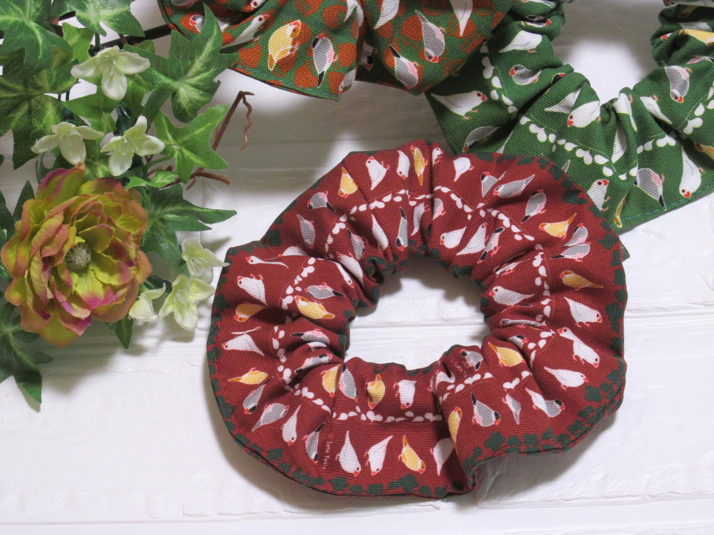 シュシュ　文鳥 6